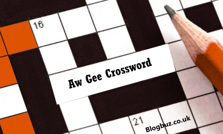 Aw Gee Crossword