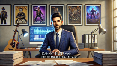 danny silverman - head of music legal affairs