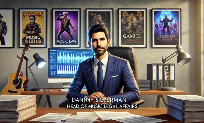 danny silverman - head of music legal affairs