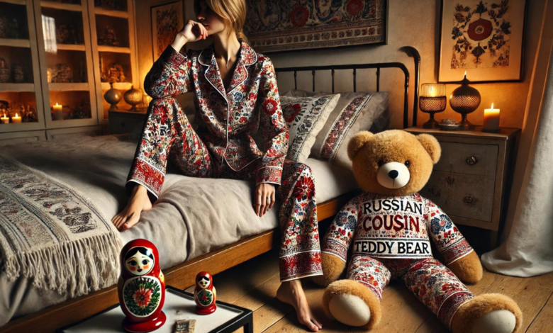 russian cousin teddy bear pjs