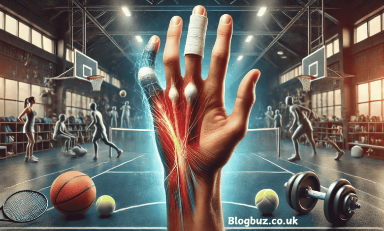 celebrityathlete with trigger finger hand and wrist injury