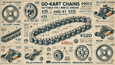 what chain could work for a 440cc go kart engine