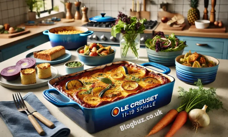 le creuset 11-19 blau schale