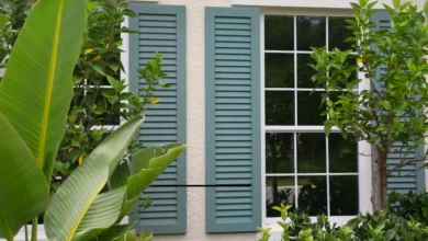 Interior PVC Plantation Shutters Elegance and Light Control