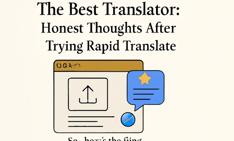 Rapid Translate