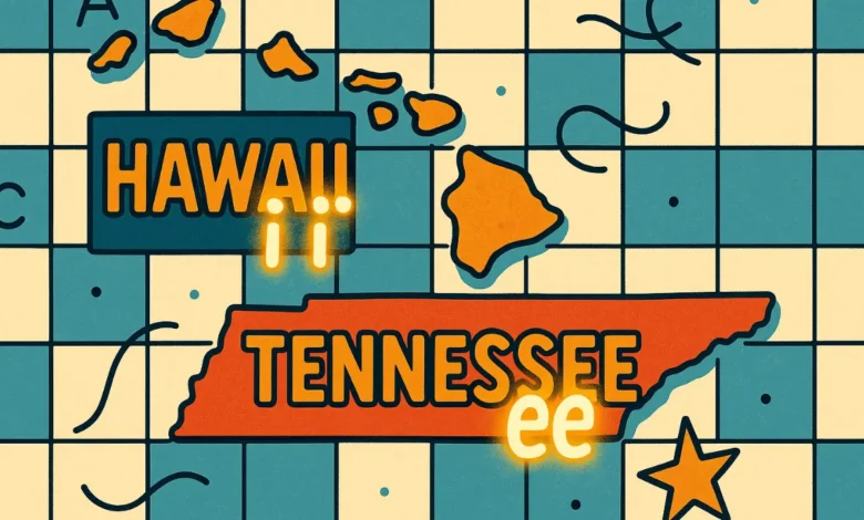 hawaii and tennessee are the only two states nyt