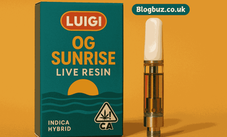 luigi og sunrise live resin cart review