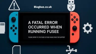 a fatal error occurred when running fusee