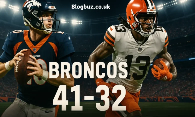 denver broncos vs cleveland browns match player stats