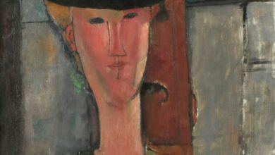 Artist Amedeo Modigliani Title Madam Pompadour Place Italy, Date 1915 Medium Oil on canvas