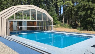 Swimming Pool Retractable Roof