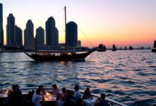 Top Dhow Cruise Dubai Marina Tours for a Magical Evening with Dinner & Views