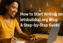 start writing on letsbuildup.org blog
