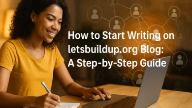 start writing on letsbuildup.org blog