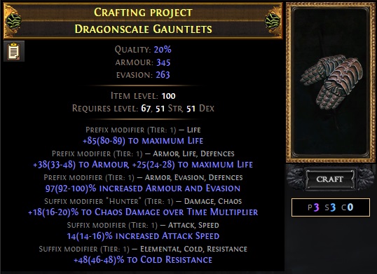 PoE items