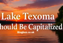 lake texoma should be capitalized