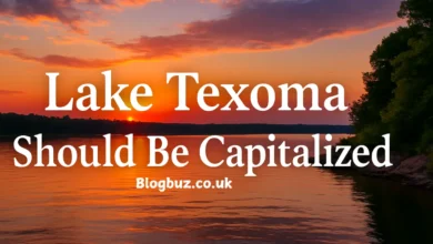 lake texoma should be capitalized