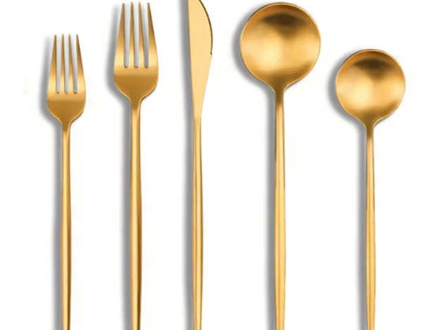 Gold Flatware