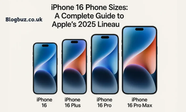 iphone 16 phone sizes