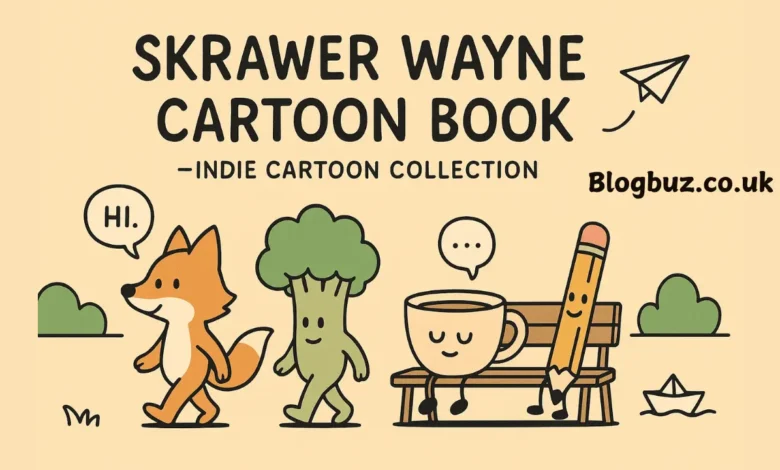 skrawer wayne cartoon book