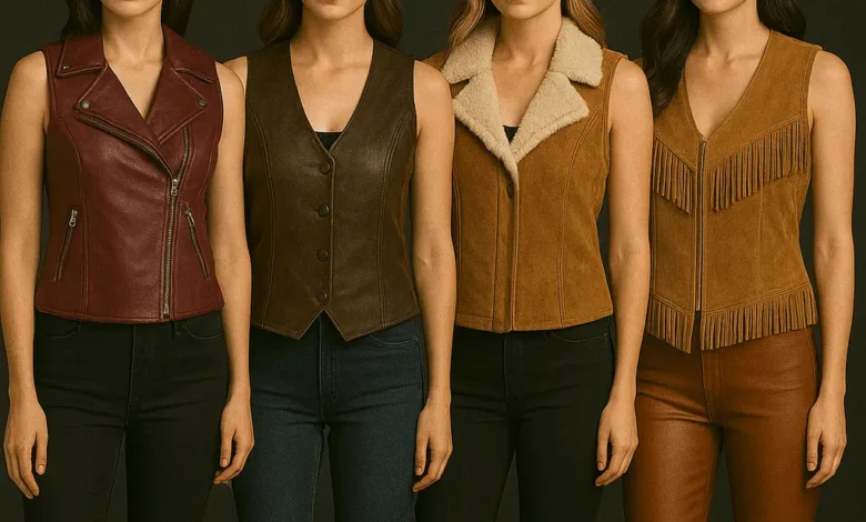Gilet en cuir pour femme — L’équilibre parfait entre élégance et puissance