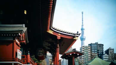 Senso-ji Temple and Osaka Aquarium Cultural and Modern Attractions in Japan