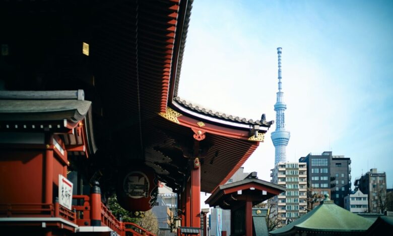 Senso-ji Temple and Osaka Aquarium Cultural and Modern Attractions in Japan