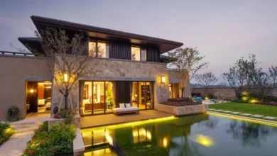 Permanent outdoor lighting makes for great family gatherings