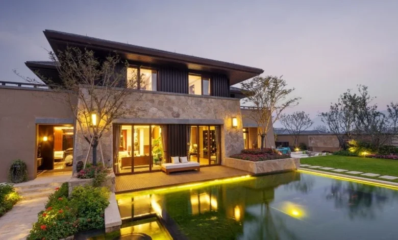 Permanent outdoor lighting makes for great family gatherings