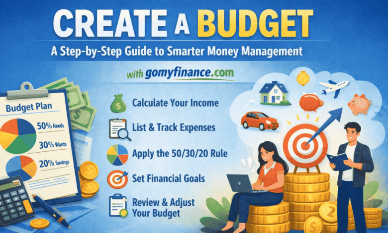 gomyfinance.com create budget