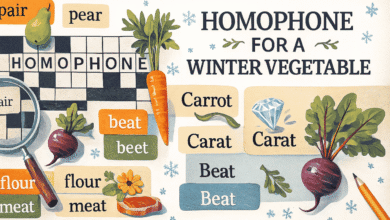 homophone for a winter vegetable