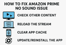 How to Fix Amazon Prime No Sound Issue?