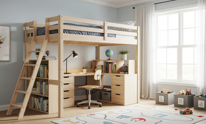 Practical Loft Beds for Kids’ Bedrooms That Make Life Simpler
