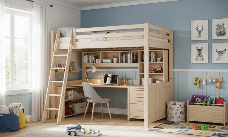 Practical Loft Beds for Kids’ Rooms That Make Everyday Life Easier