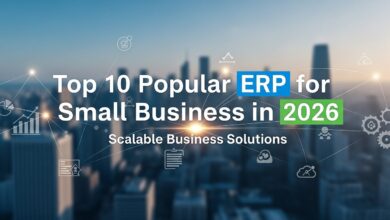 Top 10 Popular ERP for Small Business in 2026 | Scalable Business Solutions