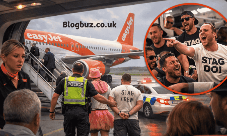 easyjet flight diverted stag party chaos