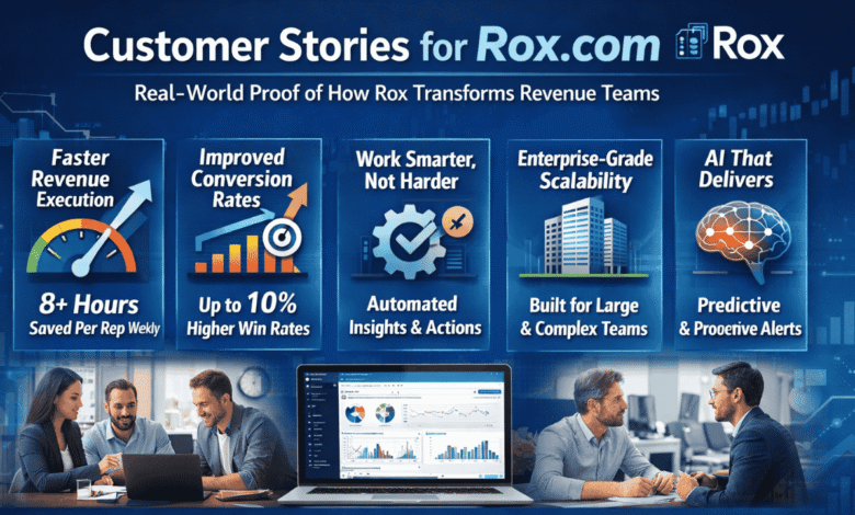 give me customer stories for rox.com