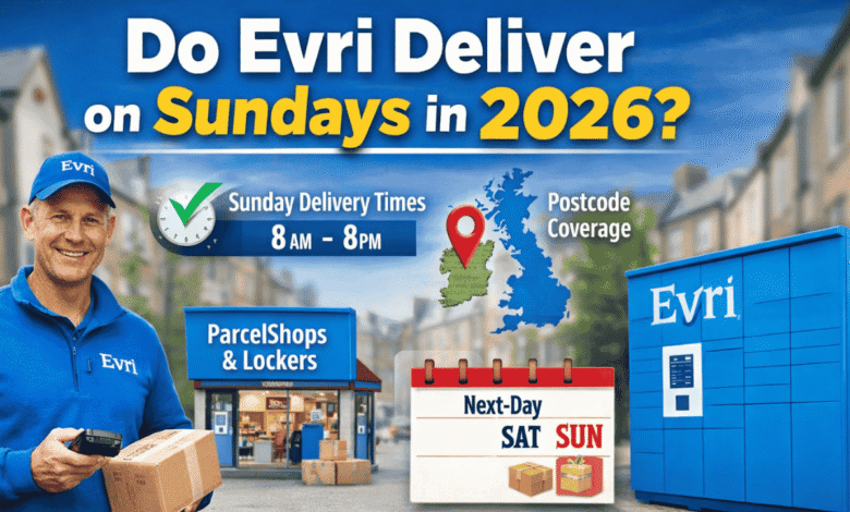 do evri deliver on sundays