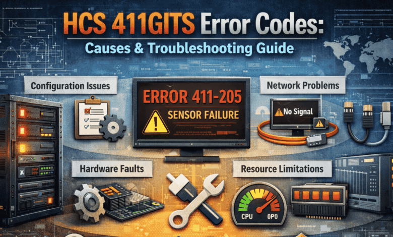 hcs 411gits error codes