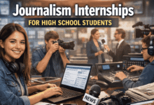 journalism internships for high school students