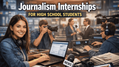 journalism internships for high school students
