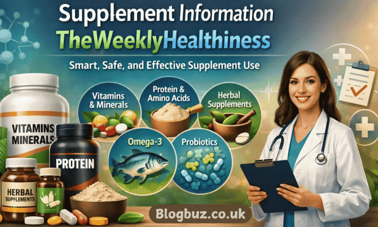supplement information theweeklyhealthiness