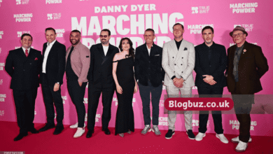 cast of marching powder film