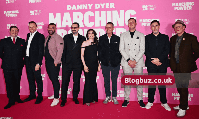 cast of marching powder film