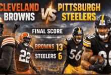 cleveland browns vs pittsburgh steelers match player stats