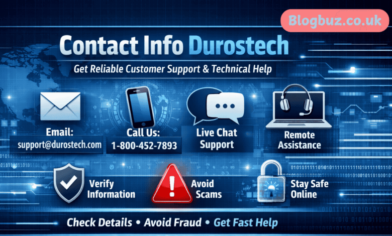 contact info durostech
