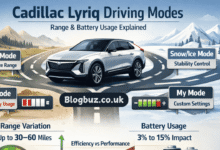 do the driving modes in cadillac lyriq offer different ranges or battery usages