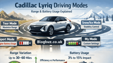 do the driving modes in cadillac lyriq offer different ranges or battery usages