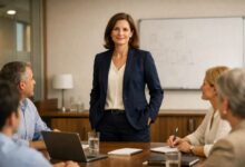 Good Employee Into Someone a Room Listens To