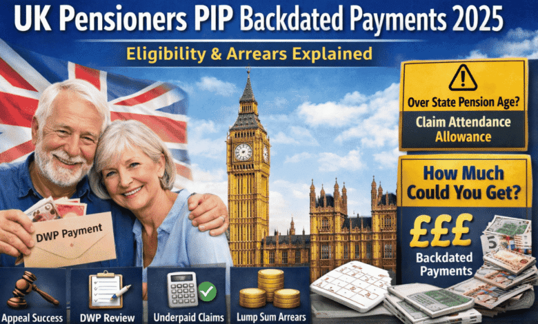uk pensioners pip backdated payments 2025